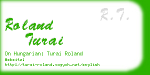 roland turai business card